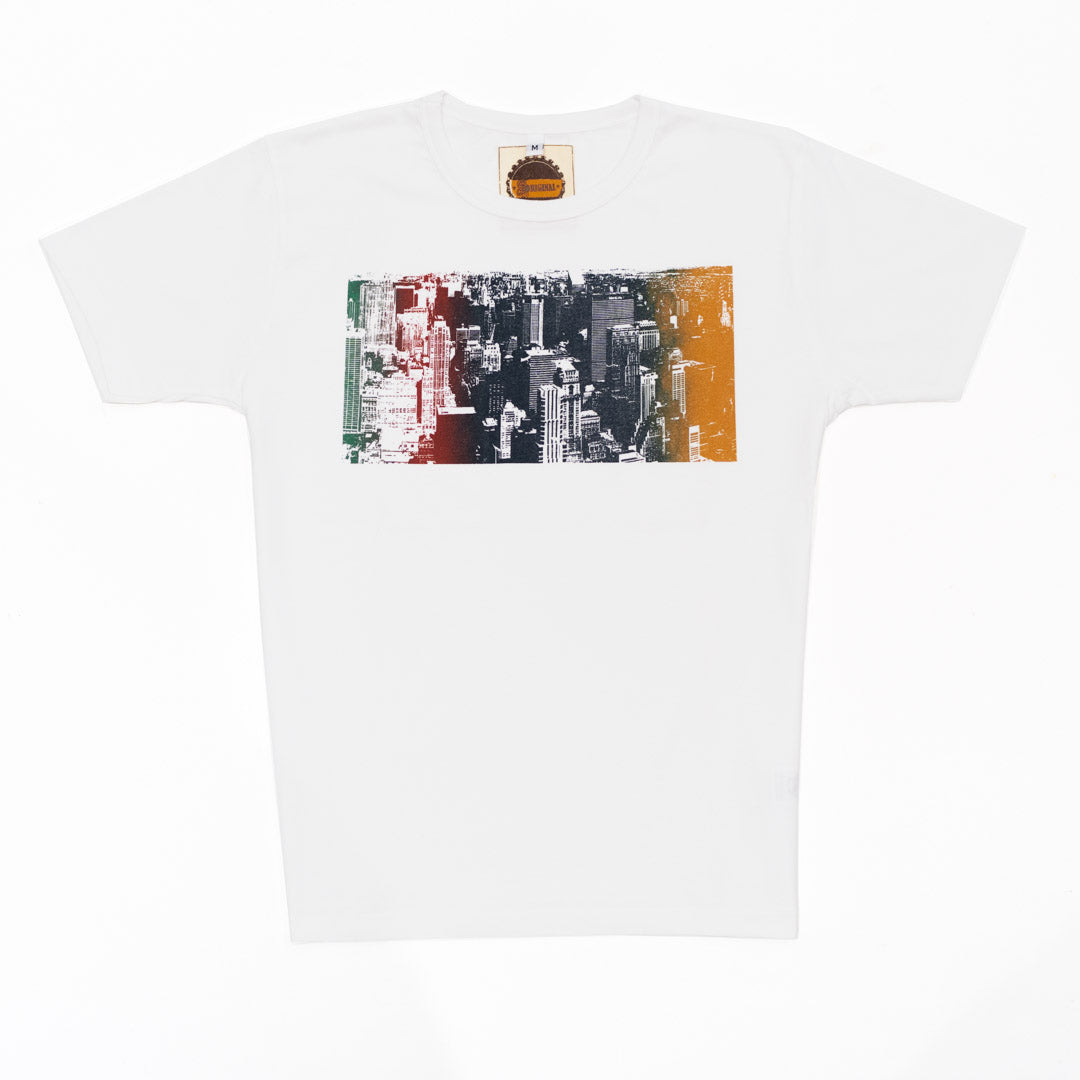 New York Skyscraper - Retro Multi Colour T-shirt    SOLD OUT!